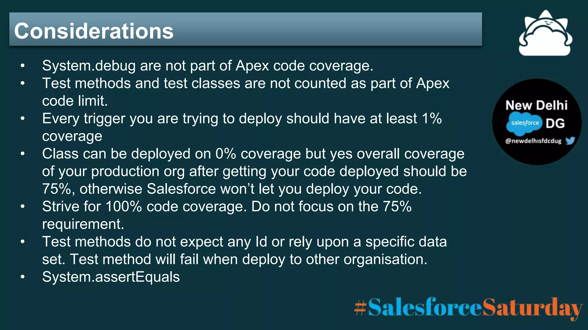 Test Classes in Salesforce PPT