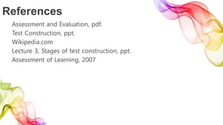 Test Construction | PPTX