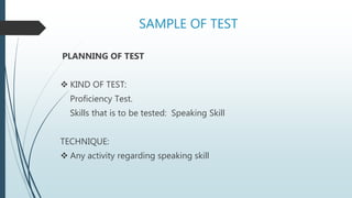 Test construction | PPTX