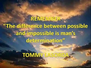 END WITH
IT TAKES A VILLAGE TO RAISE A
CHILD
 