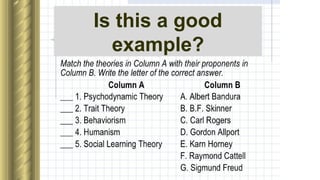 Is this a good
example?
 