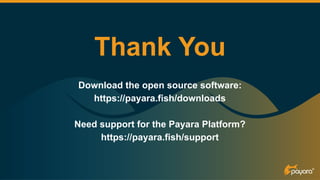 Download the open source software:
https://payara.fish/downloads
Need support for the Payara Platform?
https://payara.fish/support
 