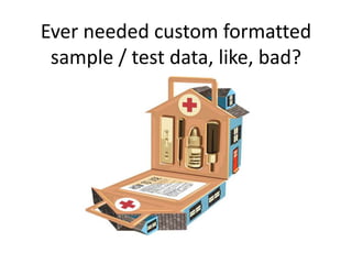 Test data generation | PPTX