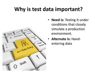 Test data generation | PPTX