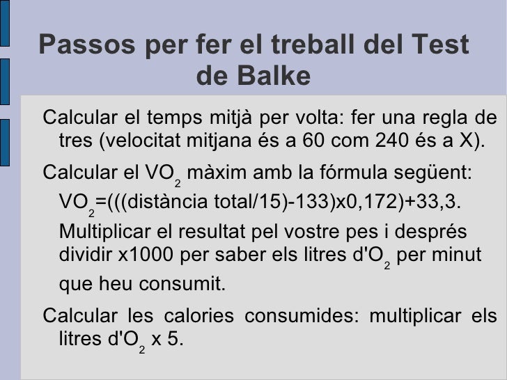 Treball Test de balke