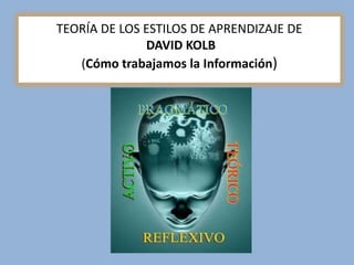 Test de Estilos de Aprendizaje de Alonso y Honey (Activo, Teórico ...
