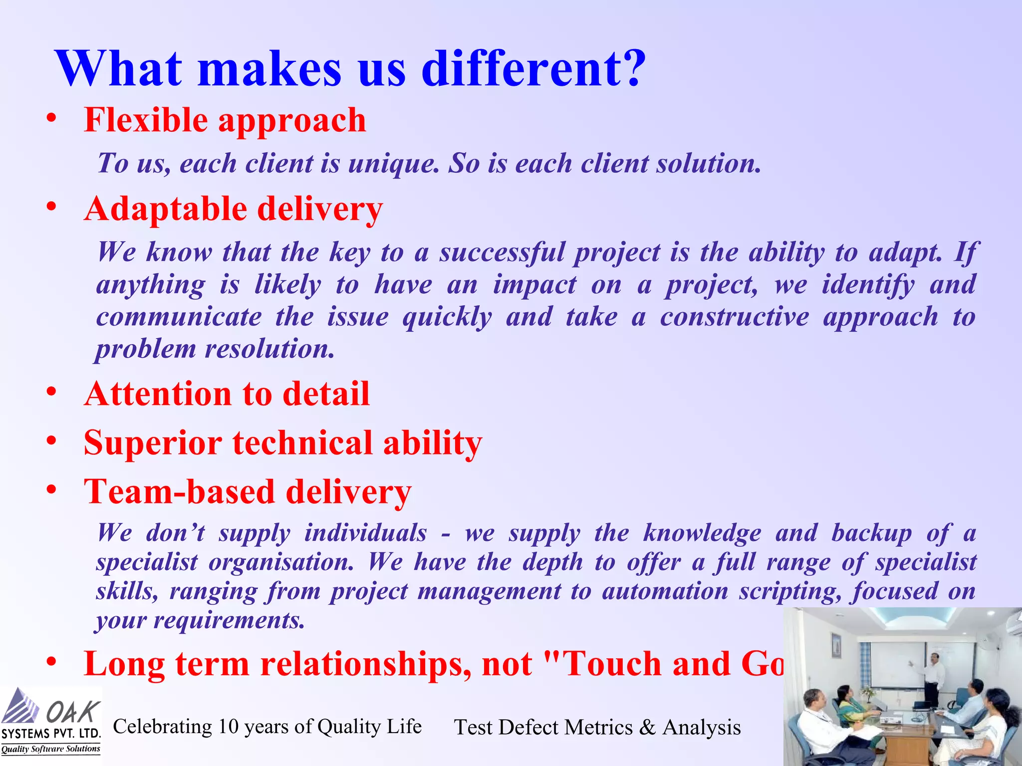 Software Testing - Defect Metrics & Analysis | PPT