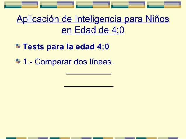 Test De Inteligencia Para Niños De 4 A 5 Años Hay Niños