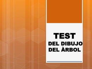 TEST
DEL DIBUJO
DEL ÀRBOL
 