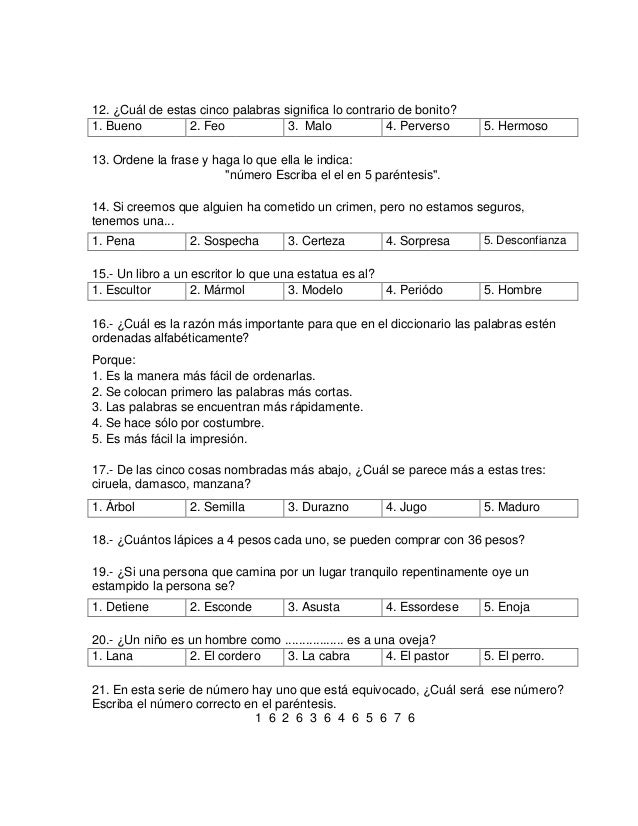 Test de otis