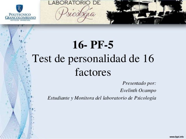 Test de personalidad de 16 factores