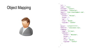 Object Mapping
 