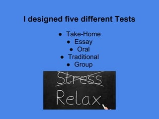 Test design presentation | PDF