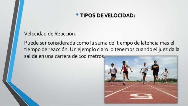TIPOS de Velocidad