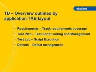 Test Director Ppt Training | PPT