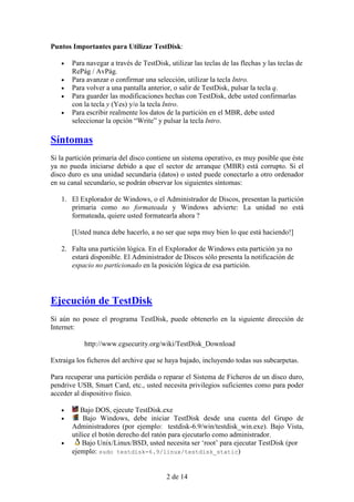 Testdisk | PPT