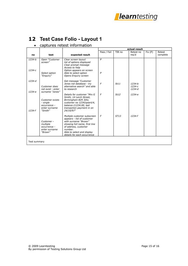 Test Documentation Based On Ieee829 155261 | PDF