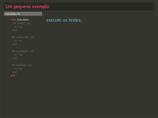 Test-driven Development no Rails - Começando com o pé direito