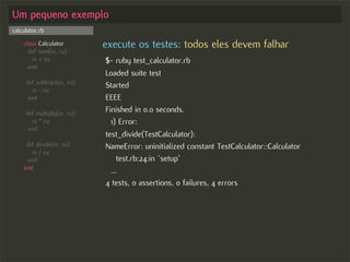 Test-driven Development no Rails - Começando com o pé direito