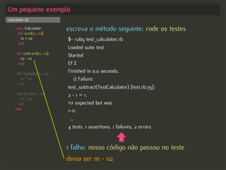 Test-driven Development no Rails - Começando com o pé direito