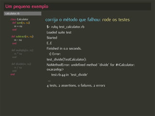 Test-driven Development no Rails - Começando com o pé direito