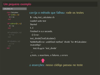 Test-driven Development no Rails - Começando com o pé direito