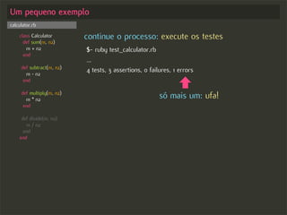 Test-driven Development no Rails - Começando com o pé direito