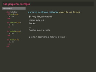 Test-driven Development no Rails - Começando com o pé direito