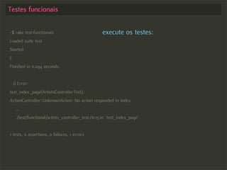Test-driven Development no Rails - Começando com o pé direito
