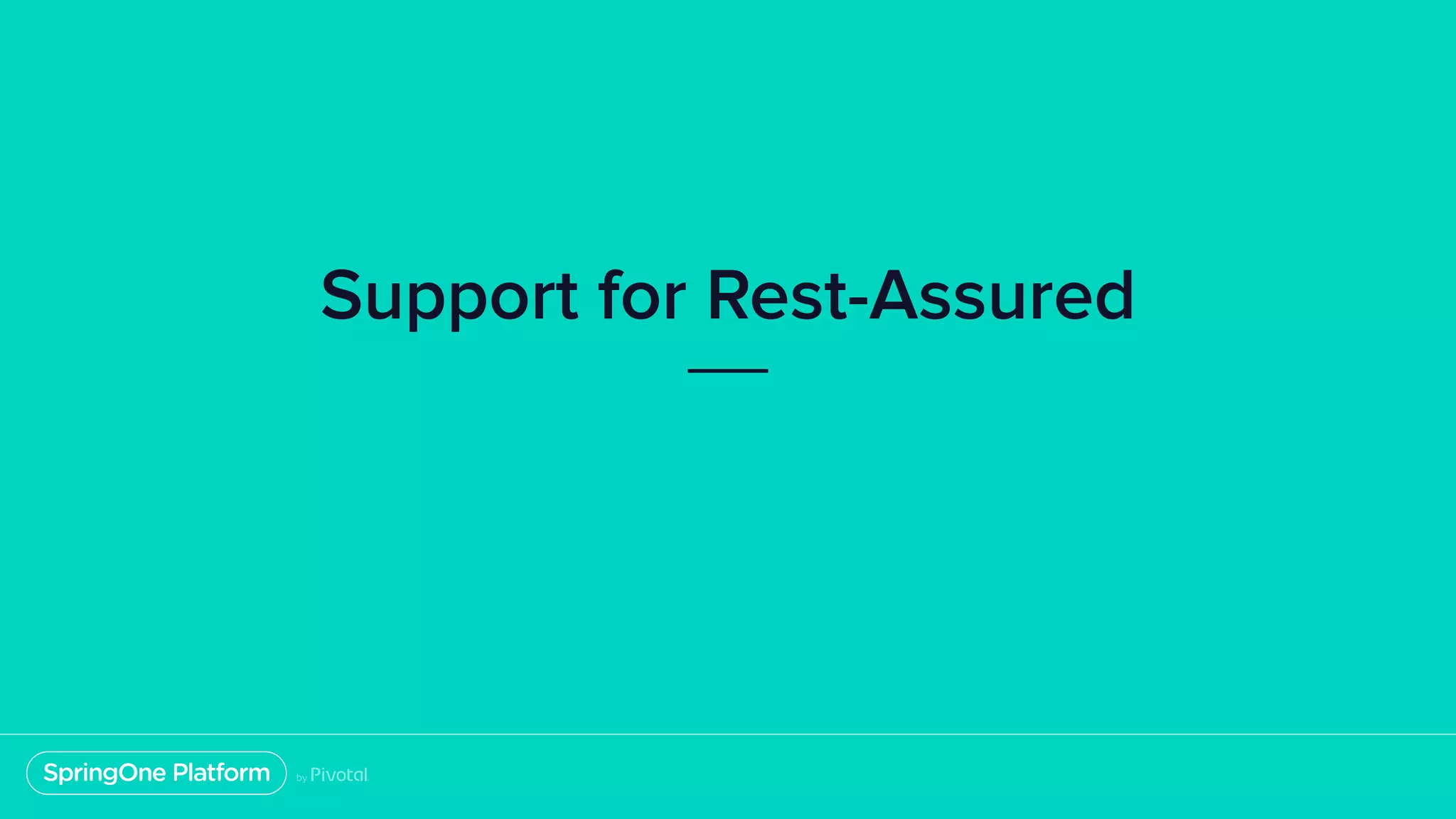 Support for Rest-Assured 
