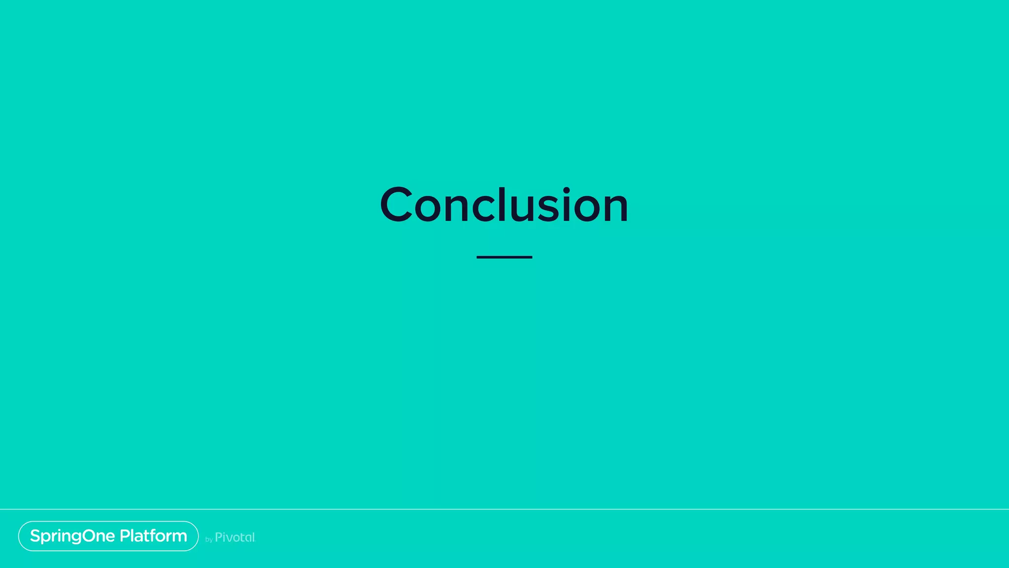 Conclusion 