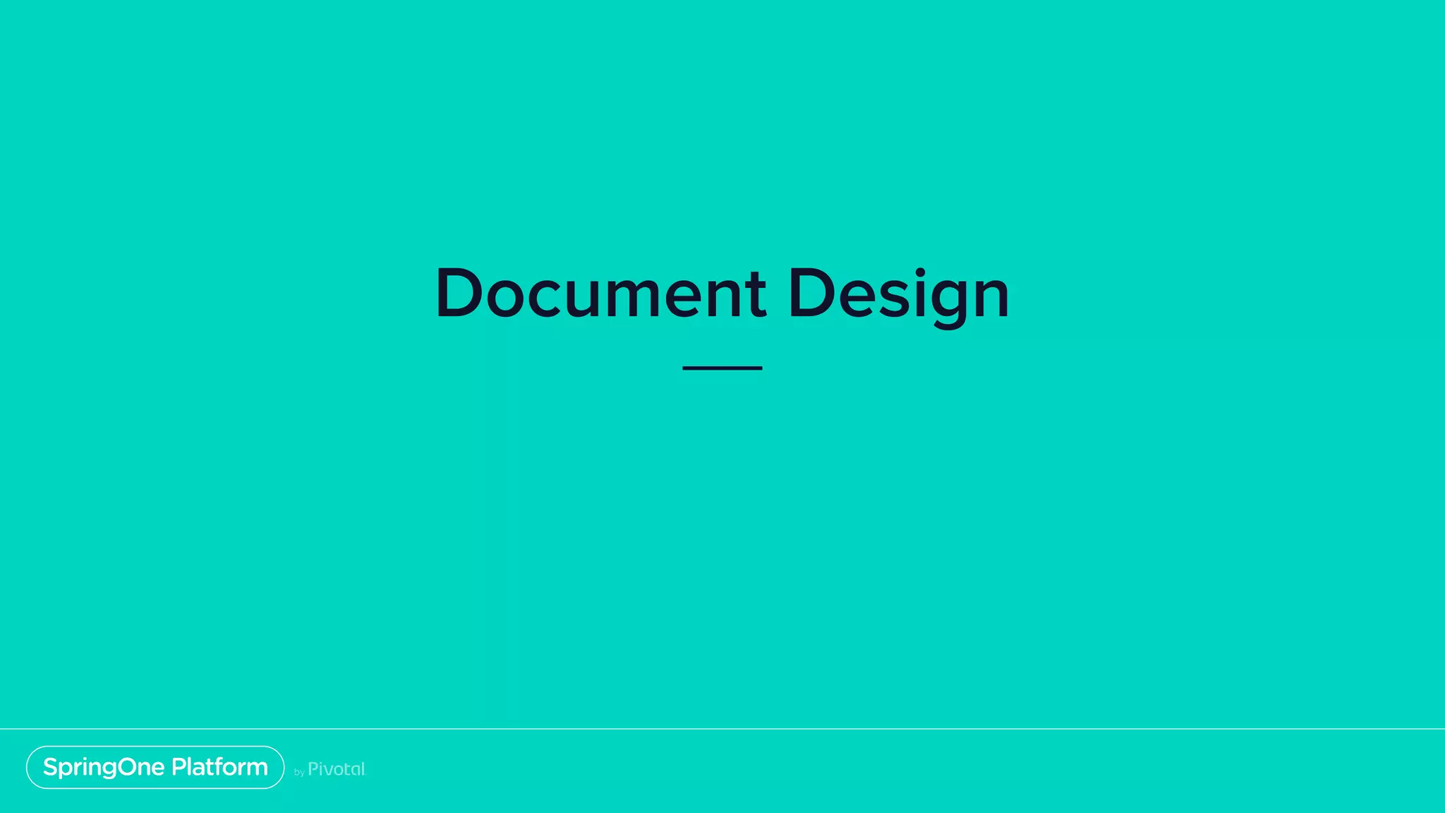 Document Design 