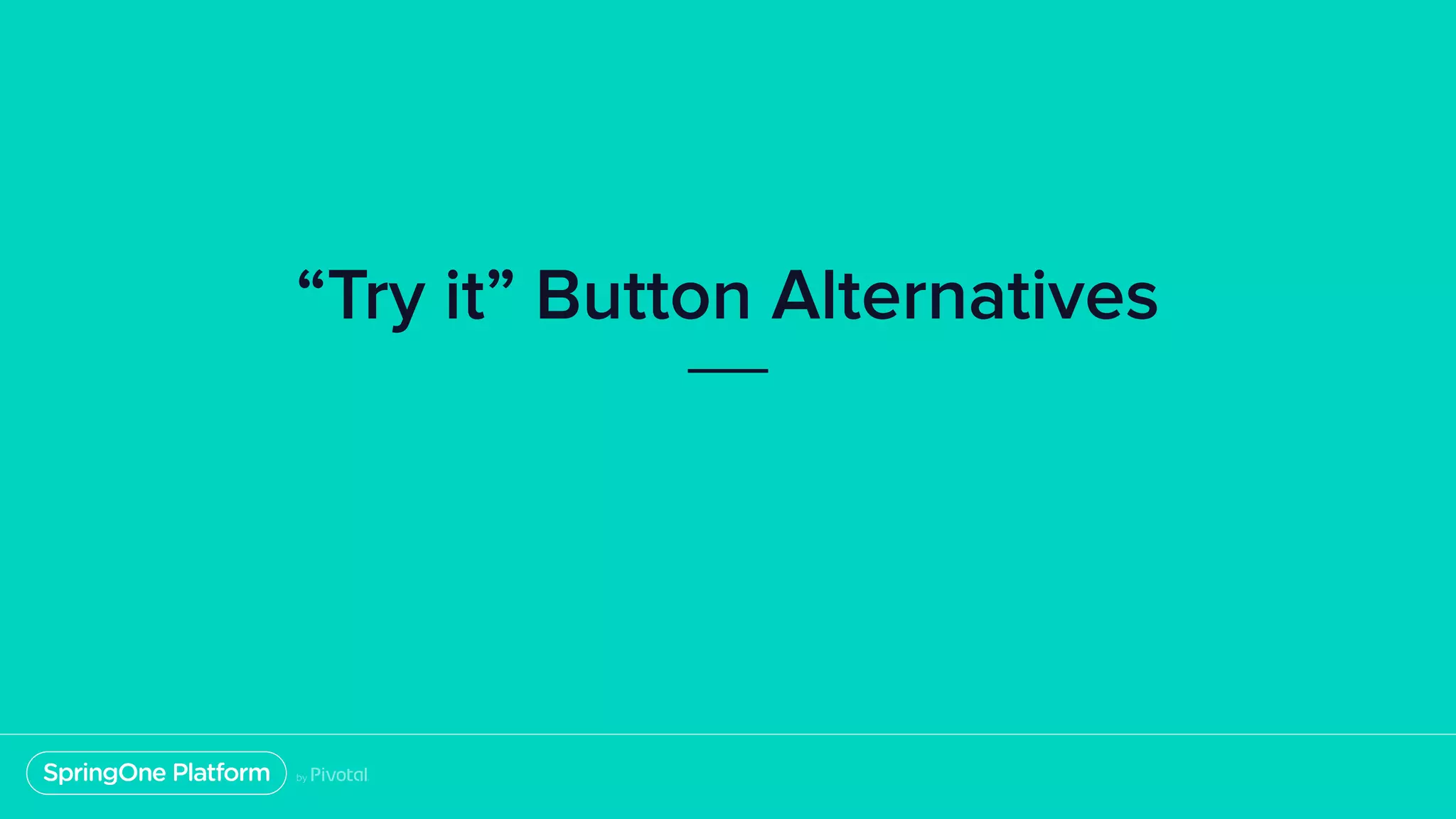 “Try it” Button Alternatives 