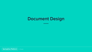 Document Design
 