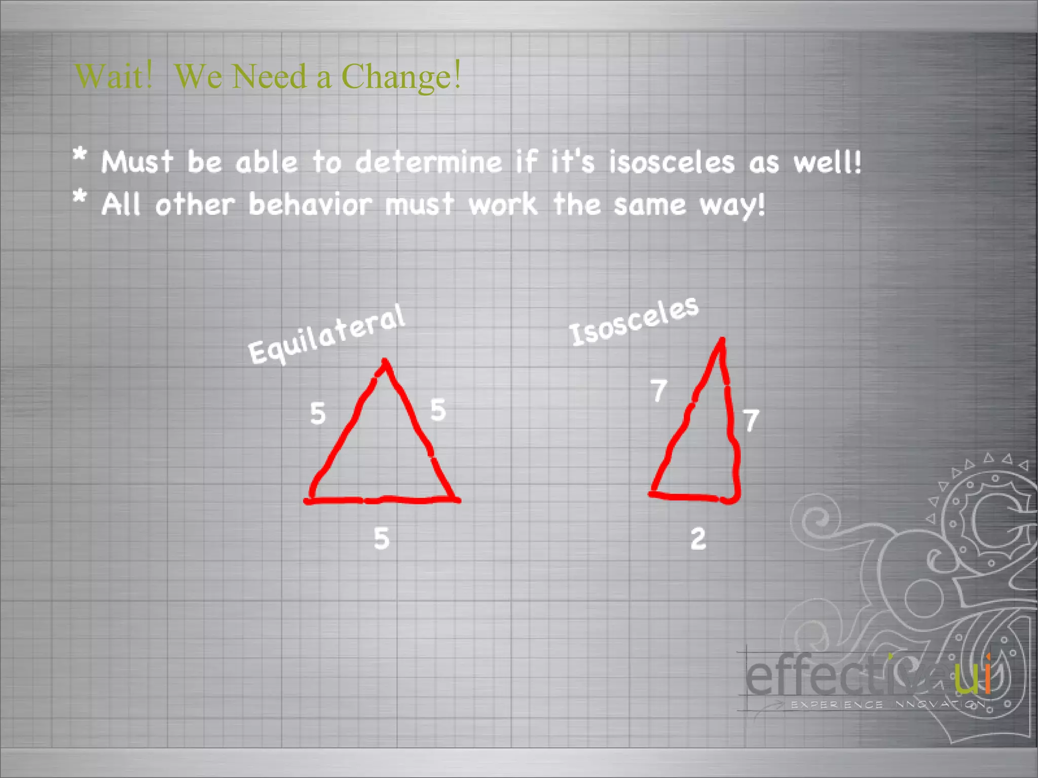 Wait!  We Need a Change! 