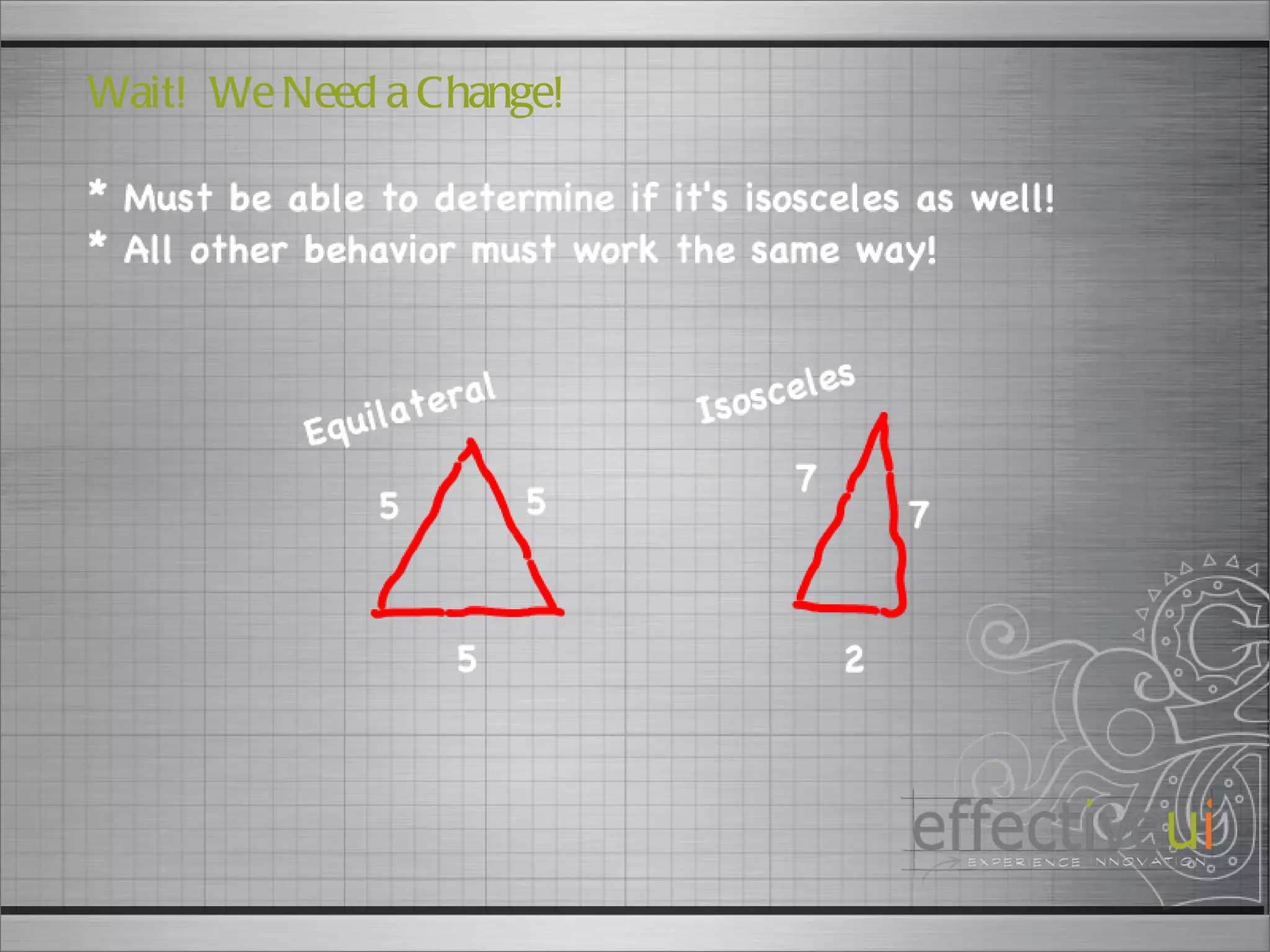 Wait!  We Need a Change! 