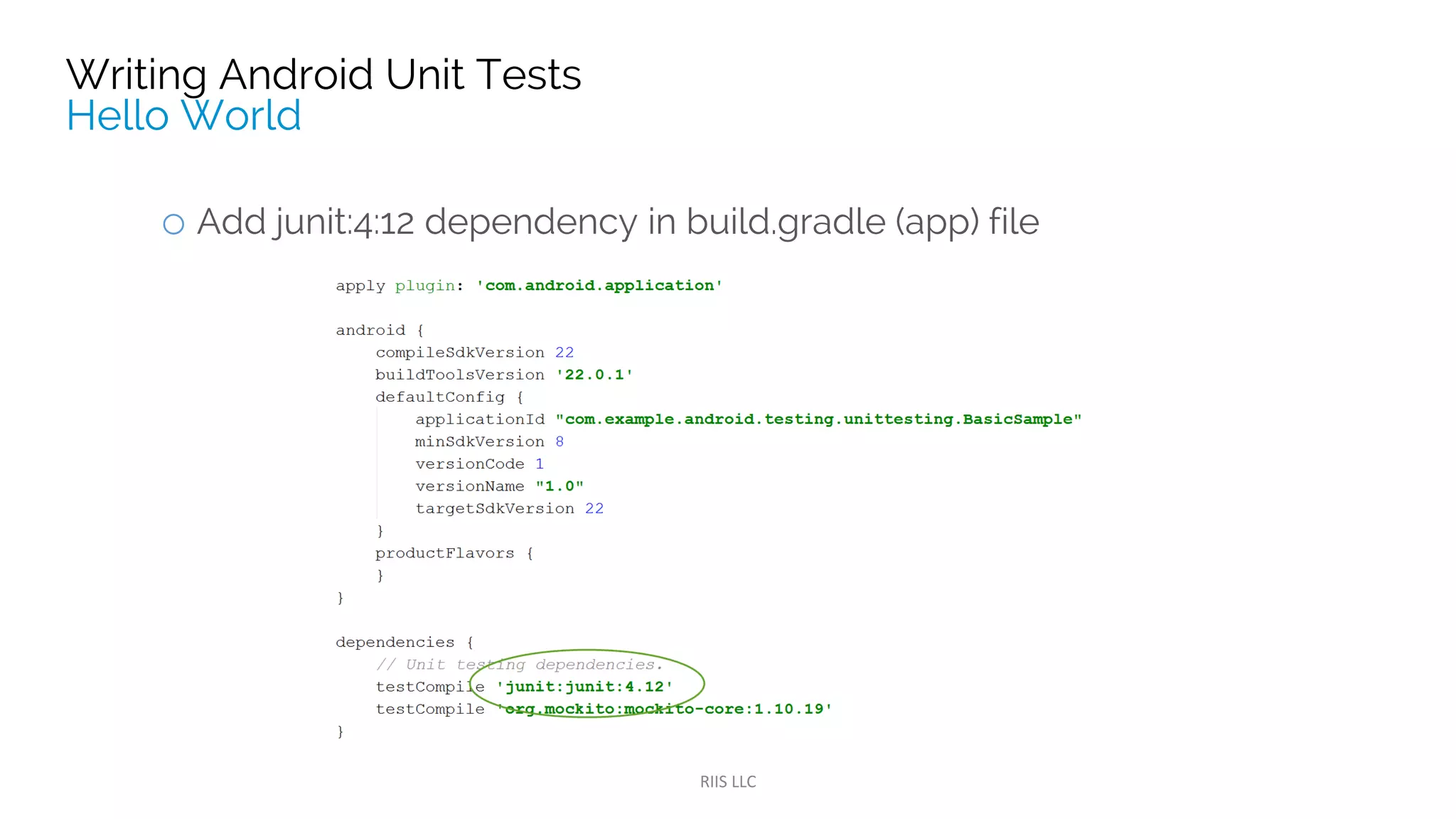 UNIT TESTING 101UNIT TESTING 101
Command line
Setup and Teardown
Grouping
Parameters
Assertions
Code Coverage
 