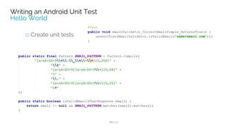 C:UsersgodfreyAndroidStudioProjectsBasicSample>gradlew test --continue
Downloading https://services.gradle.org/distributions/gradle-2.2.1-all.zip
................................................................................
..................................................
Unzipping C:Usersgodfrey.gradlewrapperdistsgradle-2.2.1-all6dibv5rcnnqlfbq9klf8imrndngr
Download https://jcenter.bintray.com/com/google/guava/guava/17.0/guava-17.0.jar
Download https://jcenter.bintray.com/com/android/tools/lint/lint-api/24.2.3/lint-api-24.2.3.jar
Download https://jcenter.bintray.com/org/ow2/asm/asm-analysis/5.0.3/asm-analysis-5.0.3.jar
Download https://jcenter.bintray.com/com/android/tools/external/lombok/lombok-ast/0.2.3/lombok-
:app:preBuild UP-TO-DATE
:app:preDebugBuild UP-TO-DATE
:app:checkDebugManifest
:app:prepareDebugDependencies
:app:compileDebugAidl
:app:compileDebugRenderscript
.
.
.
:app:compileReleaseUnitTestSources
:app:assembleReleaseUnitTest
:app:testRelease
:app:test
BUILD SUCCESSFUL
Total time: 3 mins 57.013 secs
 