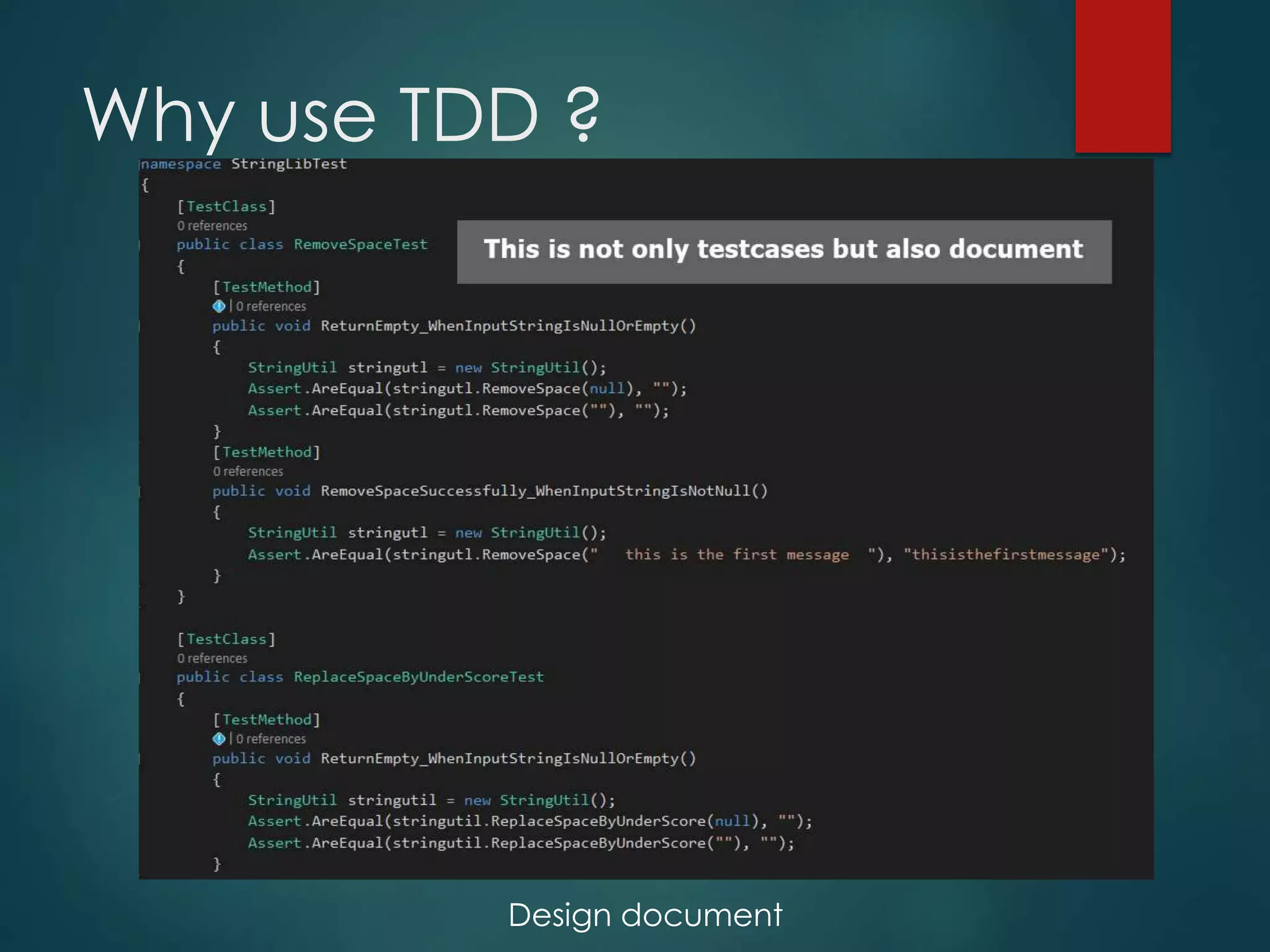 Tdd test driven development pptx