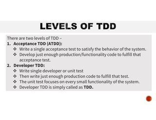 Test Driven Development | PDF