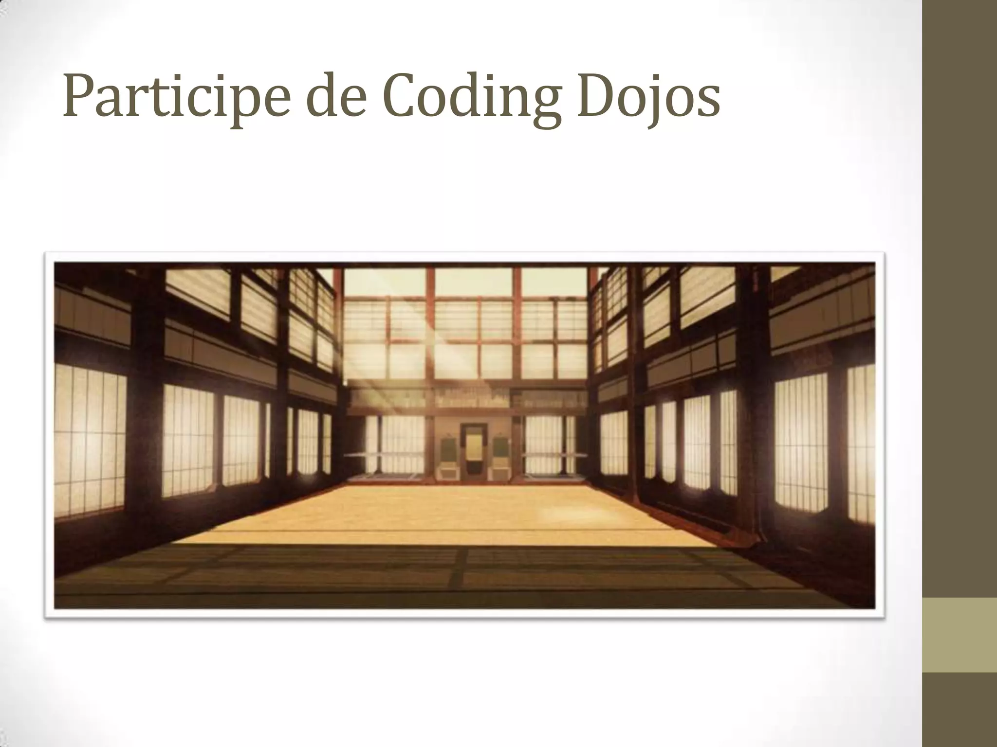 Participe de CodingDojos