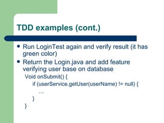 Test Driven Development Introduction