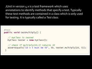 Test driven development using Junit and MockIto | PPS