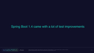 Test Driven Development with Spring Boot - Testing the Harder Stuff | PDF