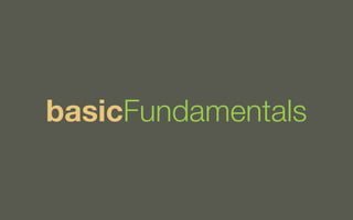 basicFundamentals

 