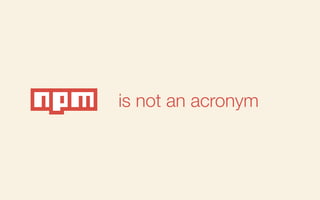 is not an acronym

 