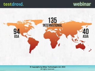 ©	
  Copyrights	
  by	
  Bitbar	
  Technologies	
  Ltd.	
  2014	
  	
  
All	
  rights	
  reserved.	
  
7	
  
 