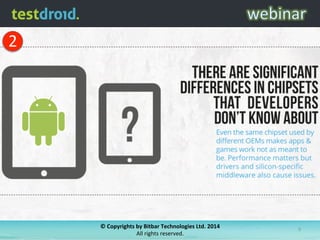 ©	
  Copyrights	
  by	
  Bitbar	
  Technologies	
  Ltd.	
  2014	
  	
  
All	
  rights	
  reserved.	
  
9	
  
2	
  
 