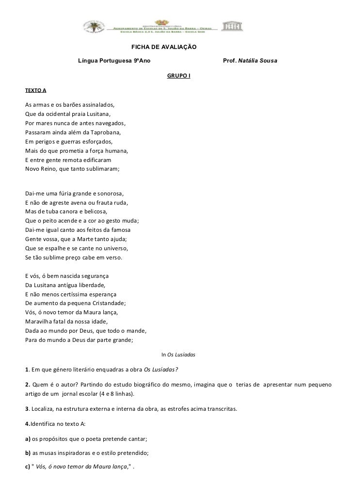Teste 9 os lus adas