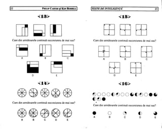 Teste de inteligenta philip carter